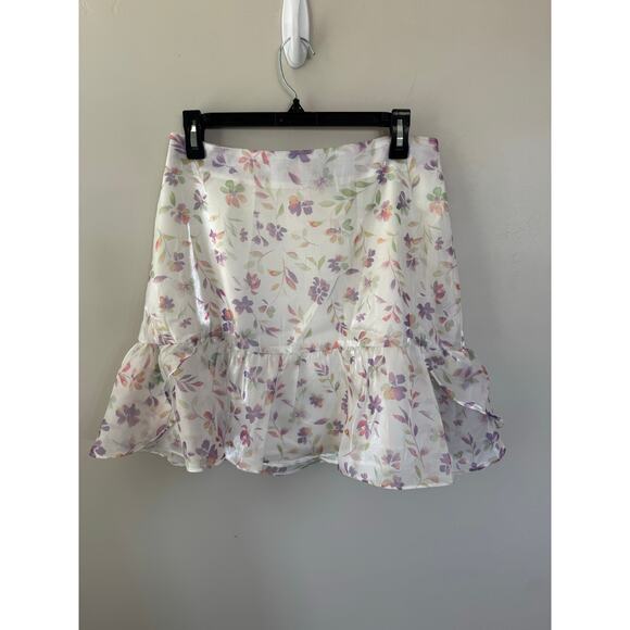 NWOT Wildfox Sydney Floral Ruffle Mini SZ M - Picture 3 of 5